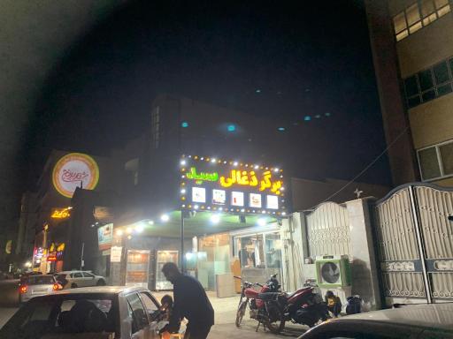 عکس برگر ذغالی سید