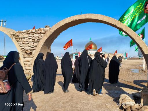 عکس حسینیه یادمان طلاییه