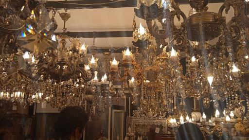 عکس نمایندگی لوستر الماس شب