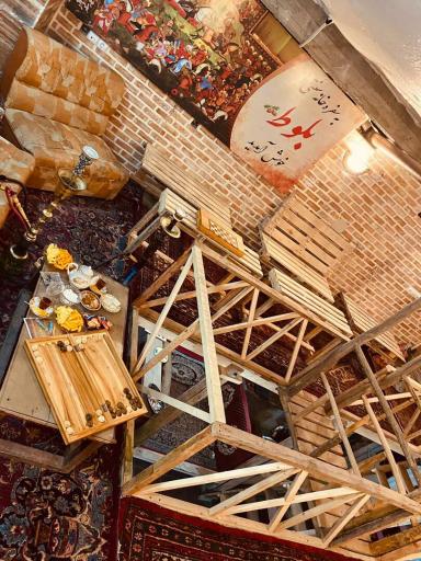 عکس چایخانه و قهوه خانه سنتی بلوط