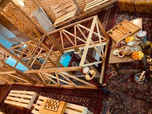 عکس چایخانه و قهوه خانه سنتی بلوط