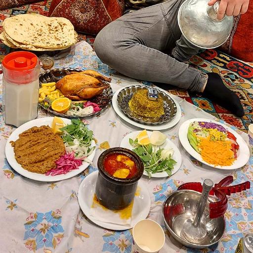 عکس سفره خانه سنتی نیستان 