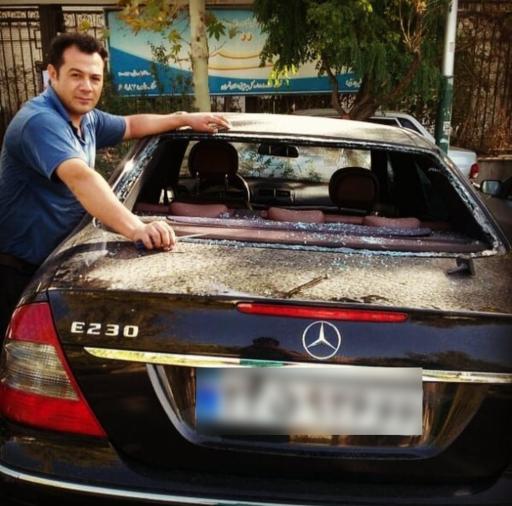 عکس شیشه اتومبیل آریا