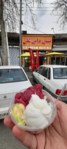 عکس بستنی و آبمیوه سنتی دایی علی