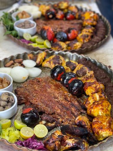 عکس سالن غذادهی جهت مراسم ختم ریژان 