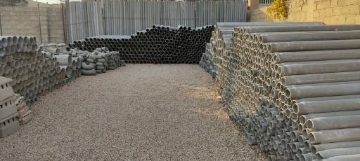 عکس پخش لوله های بخاری هواکش سیمانی ازبست