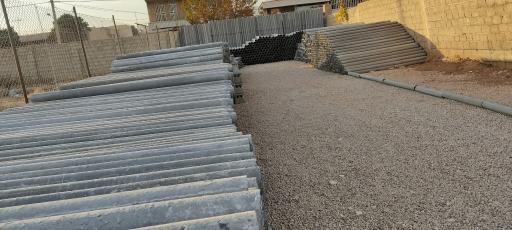 عکس پخش لوله های بخاری هواکش سیمانی ازبست