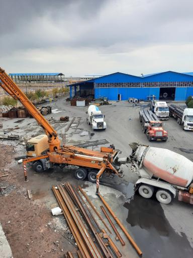 عکس بتن آماده و ماسه شویی شیخ علیزاده