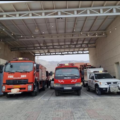 عکس آتش نشانی لامرد