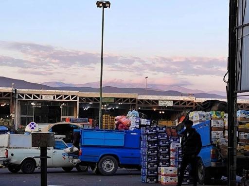 عکس میدان میوه و تره بار زنجان