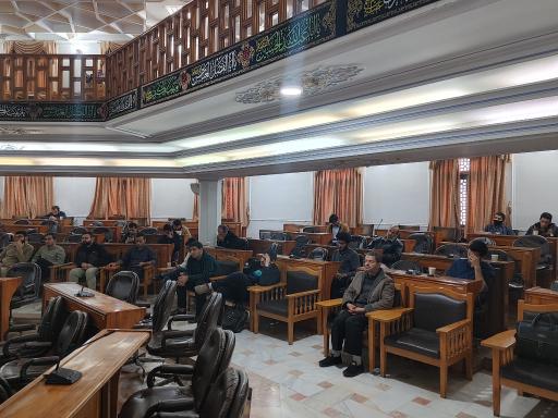 عکس سالن همایش شهید سلیمانی دانشگاه رضوی