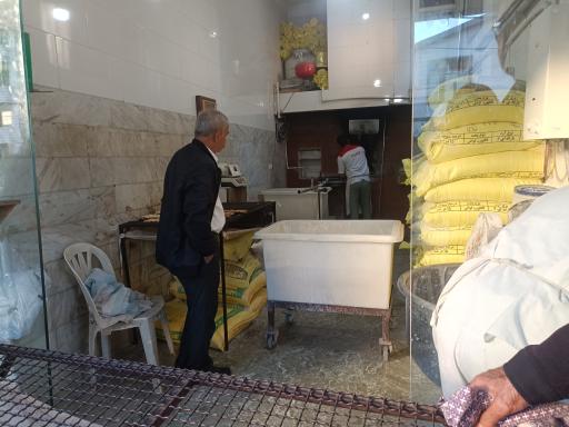 عکس نانوایی سنگکی 