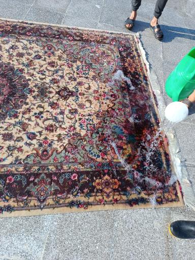 عکس قالیشویی و رفوگری آلاله