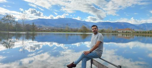 عکس دریاچه شهرک دشت نور