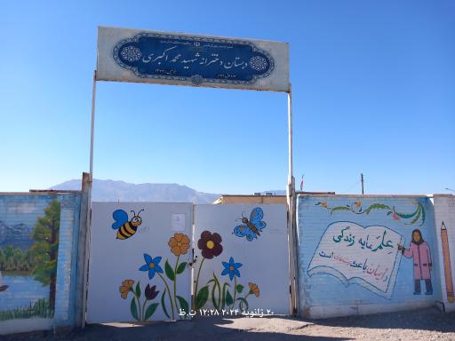عکس دبستان دخترانه شهید محمد اکبری 