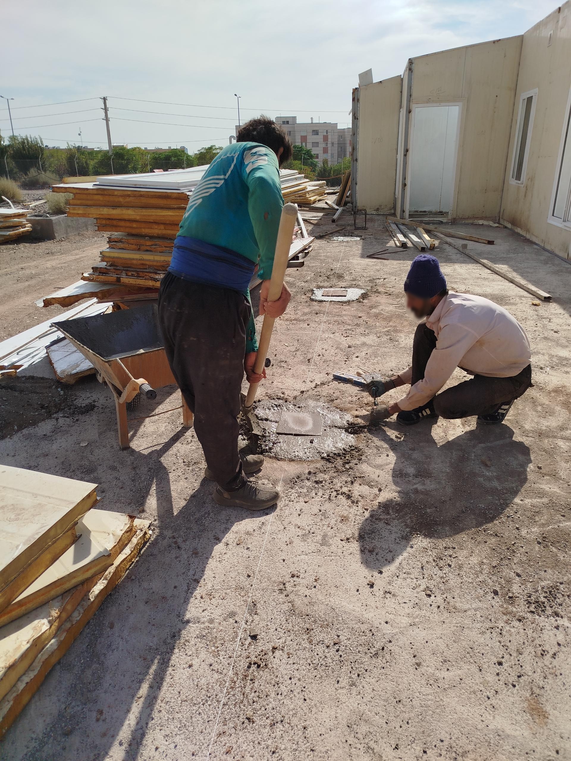 عکس انبار و کارگاه انتقال آب البرز