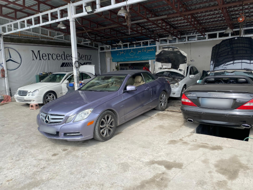 عکس تعمیرگاه مرسدس بنز سواری ارغوان
