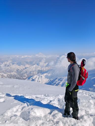 عکس قله توچال (ارتفاع 3964 متر)