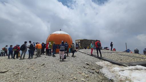 عکس قله توچال (ارتفاع 3964 متر)