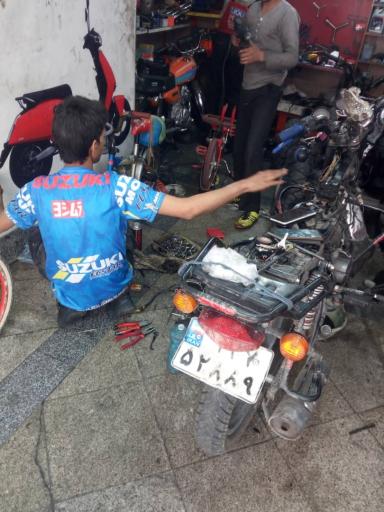 عکس موتورسازی ابراهیم 