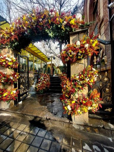 عکس باغ رستوران خانوادگی حسین