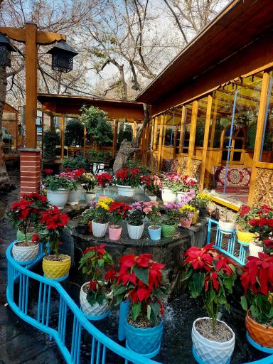 عکس باغ رستوران خانوادگی حسین