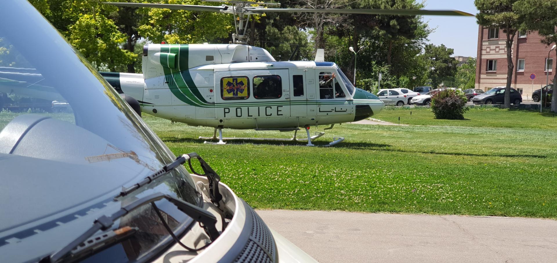 عکس پد هلیکوپتر اورژانس (پد بیمارستان رجایی)