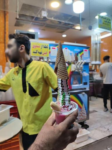 عکس بستنی ایتالیایی کوهسنگی