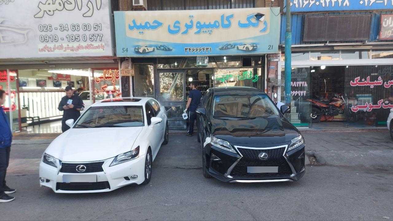عکس رنگ اتومبیل حمید