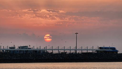 عکس اسکله جزیره هرمز