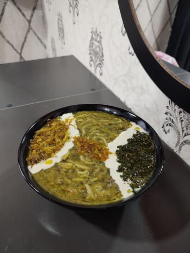 عکس آش و حلیم زعفران