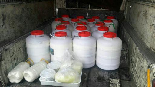 عکس پخش عمده لبنیات (کره و روغن زرد گاوی) اقای تمیز