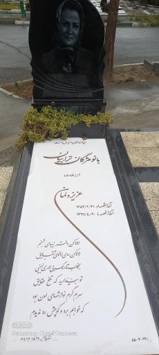 عکس آرامگاه مژگان ترابیان