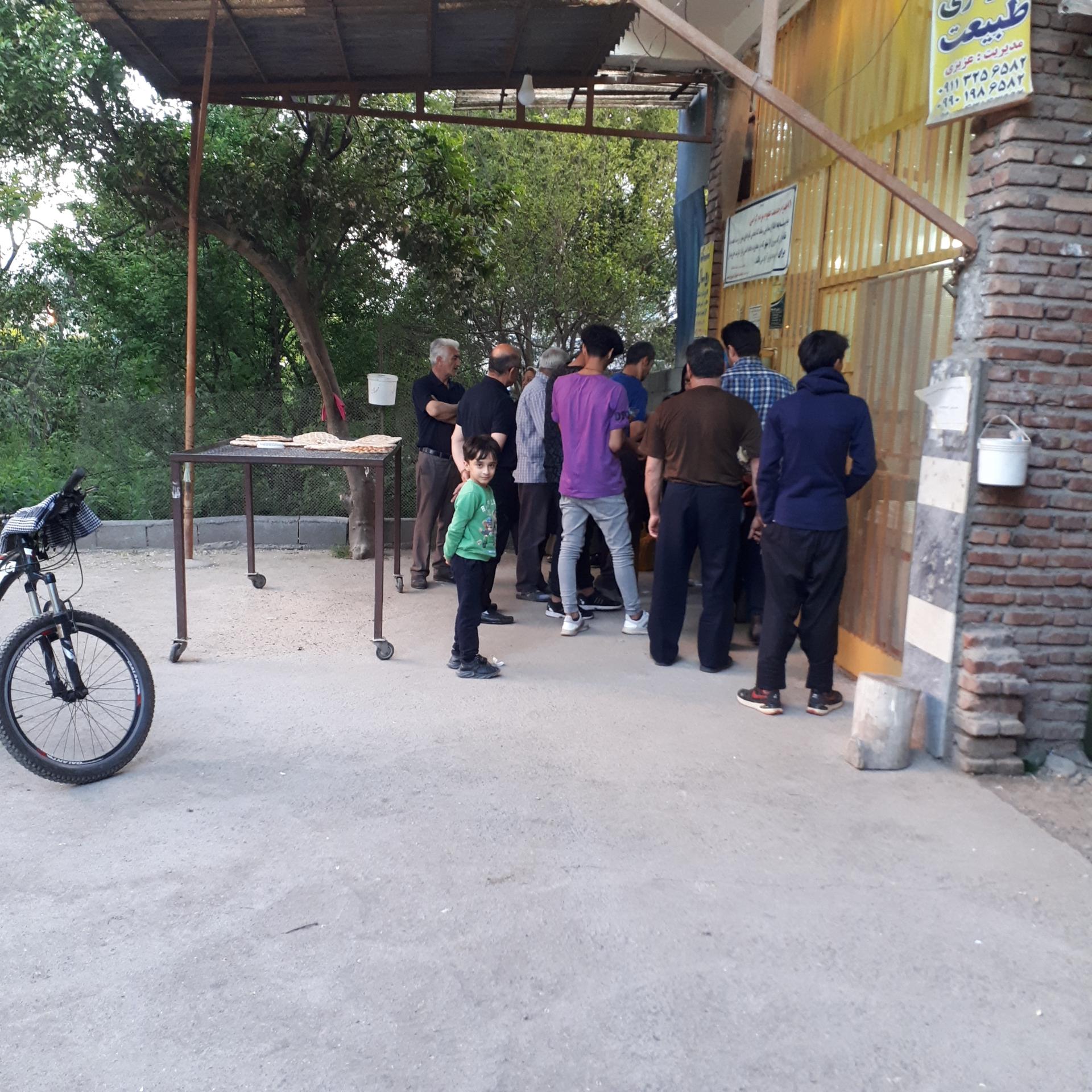 عکس نان بربری ماشینی مهرداد