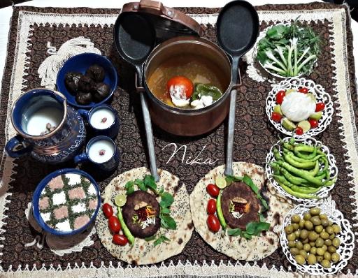 عکس کباب ذغالی و بریانی بی‌نظیر 