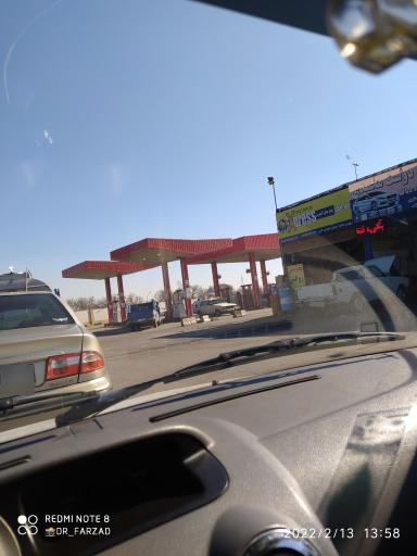 عکس پمپ بنزین و CNG