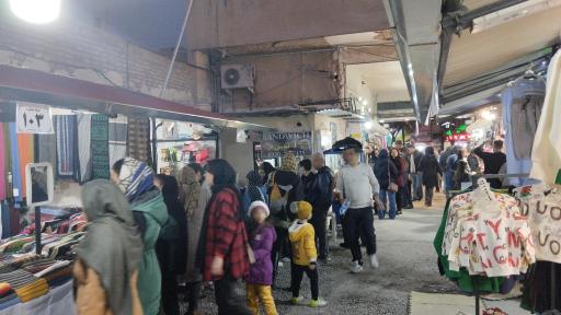 عکس بازارچه دستفروشان فردیس