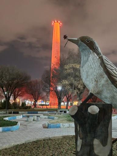 عکس برج کوره آجر پزی هنرکار