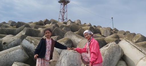 عکس پلاژ ساحلی سنگ چین