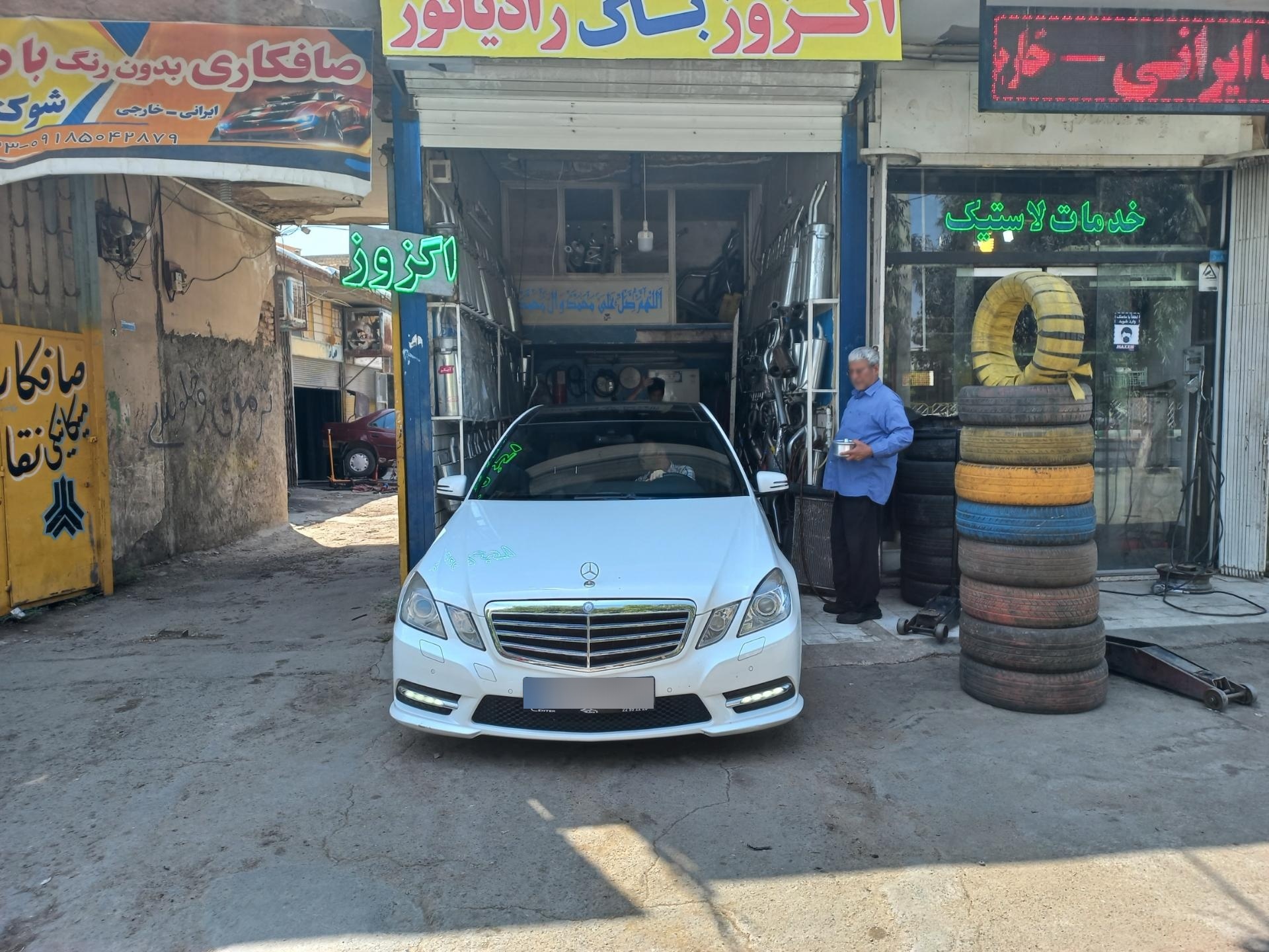 عکس اگزوز رادیات باک( یزدانی)