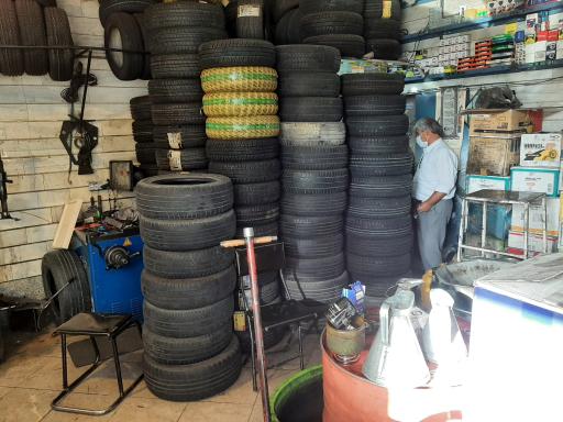 عکس لاستیک و روغن سعید