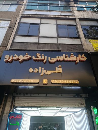 عکس تشخیص رنگ قلی زاده