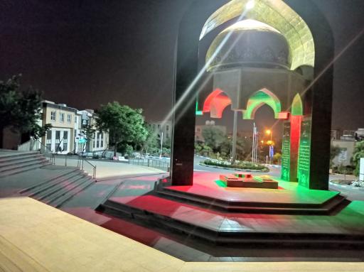 عکس مقبره شهدای گمنام دانشگاه جامع امام حسین علیه السلام 