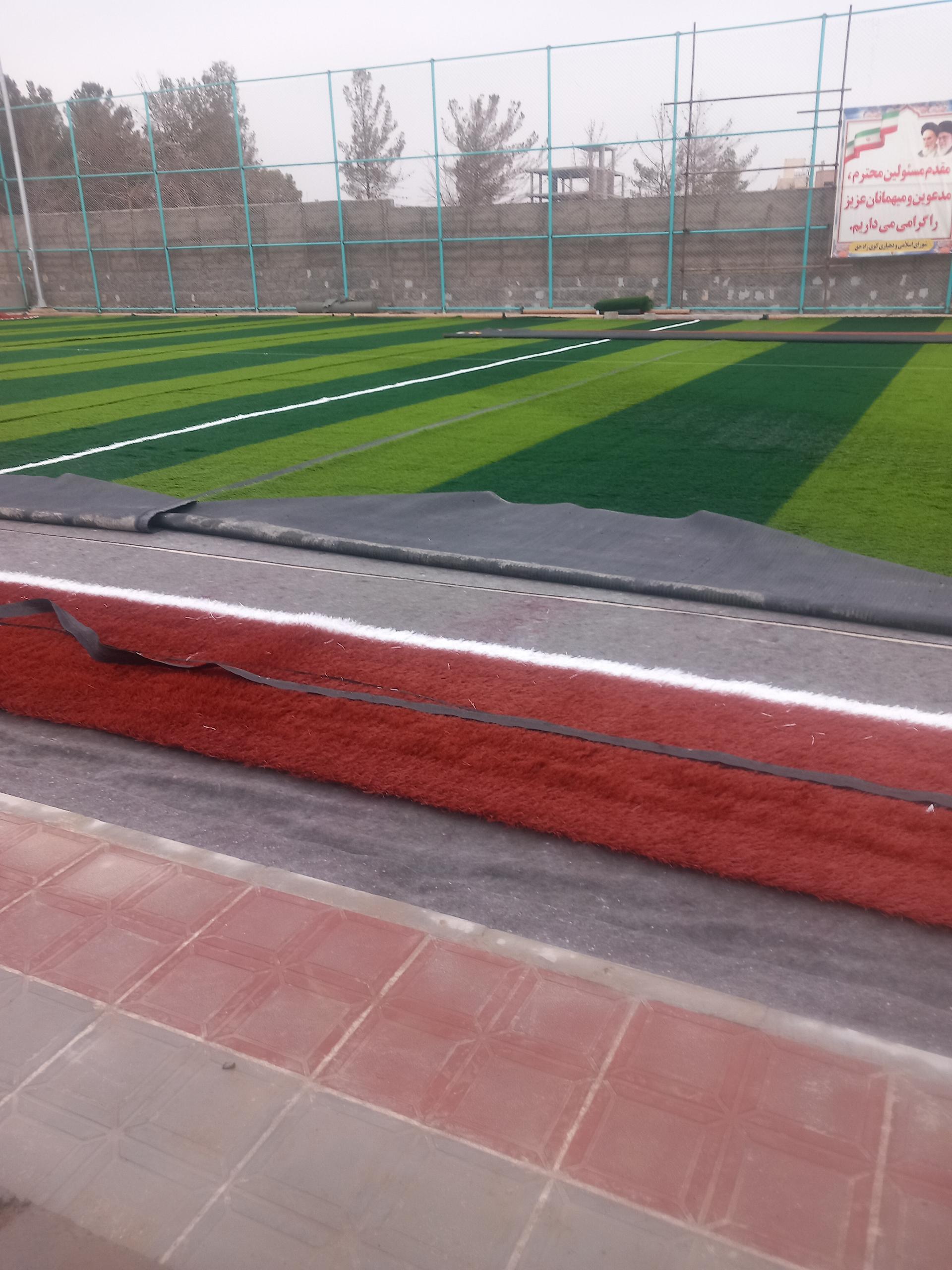 عکس زمین چمن مصنوعی پیله وران