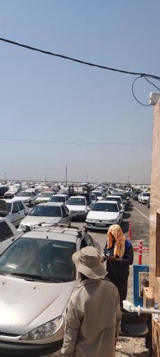 عکس پارکینگ بزرگ ویژه اربعین