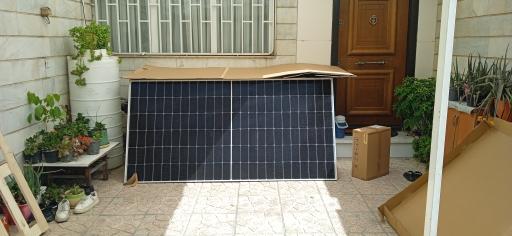 عکس پنل برق خورشیدی سولار