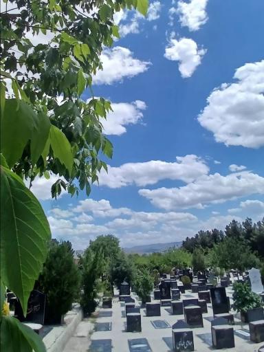 عکس آرامستان بهشت هاجر