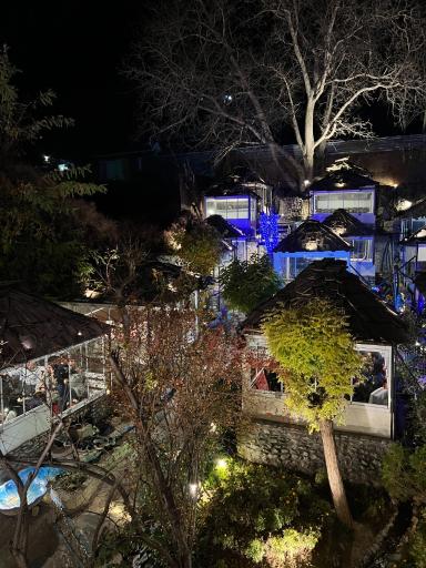 عکس رستوران شومینه