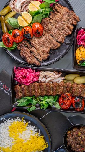 عکس رستوران شومینه