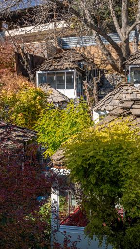 عکس رستوران شومینه